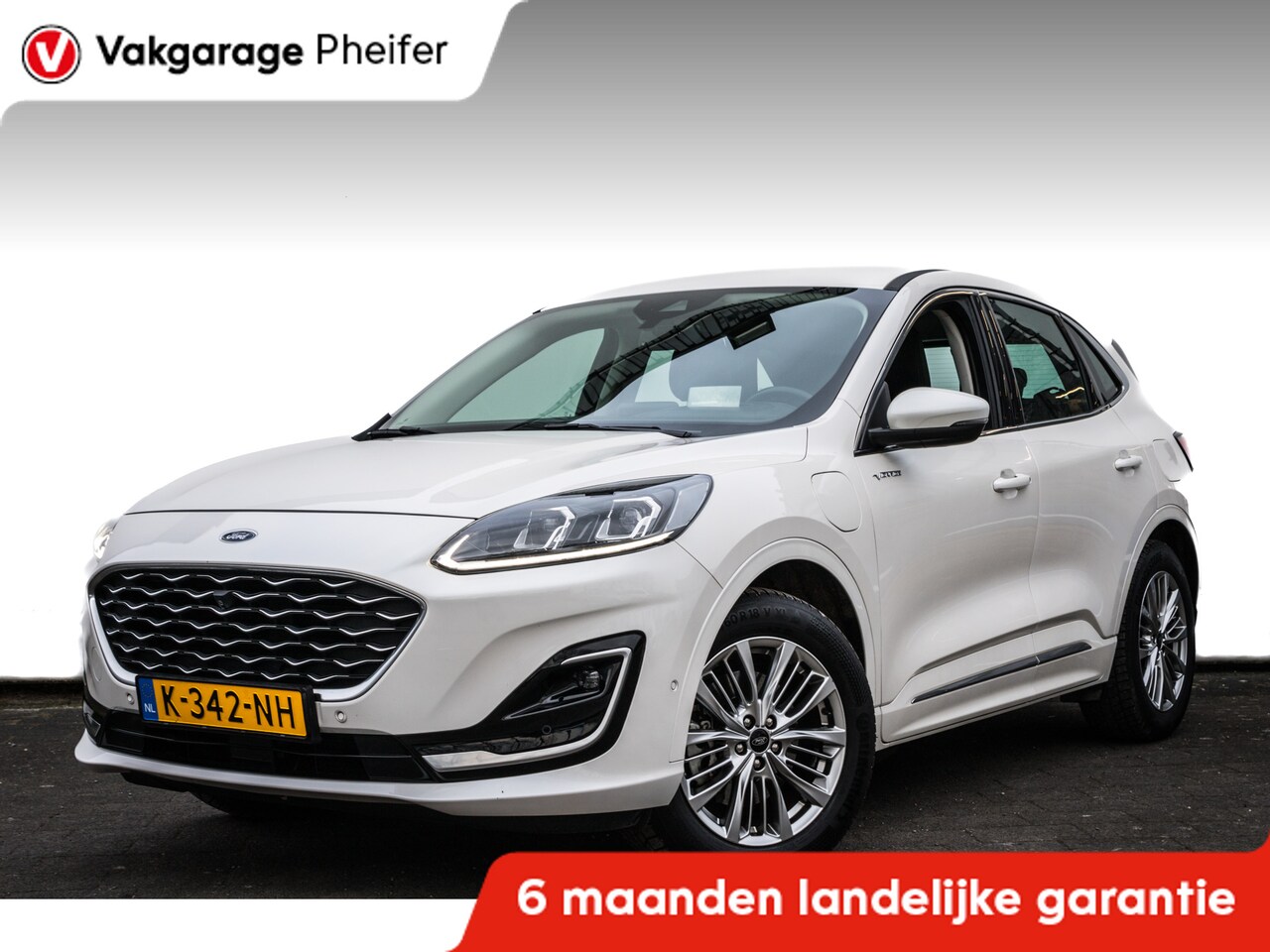 Ford Kuga - 2.5 PHEV 225pk Aut. Vignale Leer/ Stuur-stoelverwarming/ Camera/ Head up/ Carplay/ Navigat - AutoWereld.nl