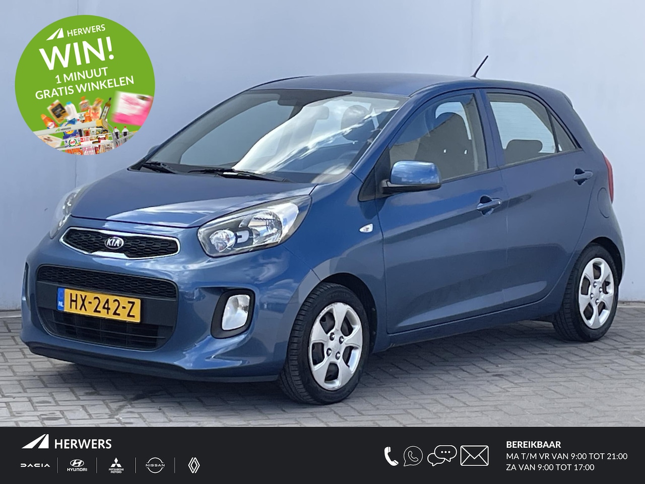 Kia Picanto - 1.0 CVVT ComfortLine / 5 - drs / Airco / Elektrische ramen / - AutoWereld.nl