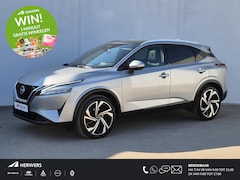 Nissan Qashqai - 1.3 MHEV Xtronic Tekna Plus Automaat / Trekgewicht 1800 Kg / Cold Pack / HUD / Panoramadak