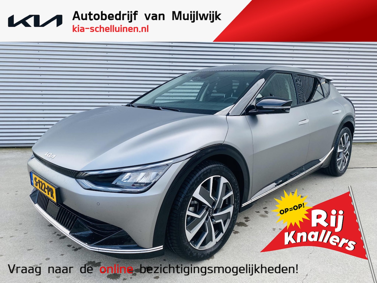 Kia EV6 - Plus AWD 77.4 kWh Kia EV6 Plus AWD 77 kWh 325pk | Moonscape matte | BTW auto | Auto rijdt - AutoWereld.nl