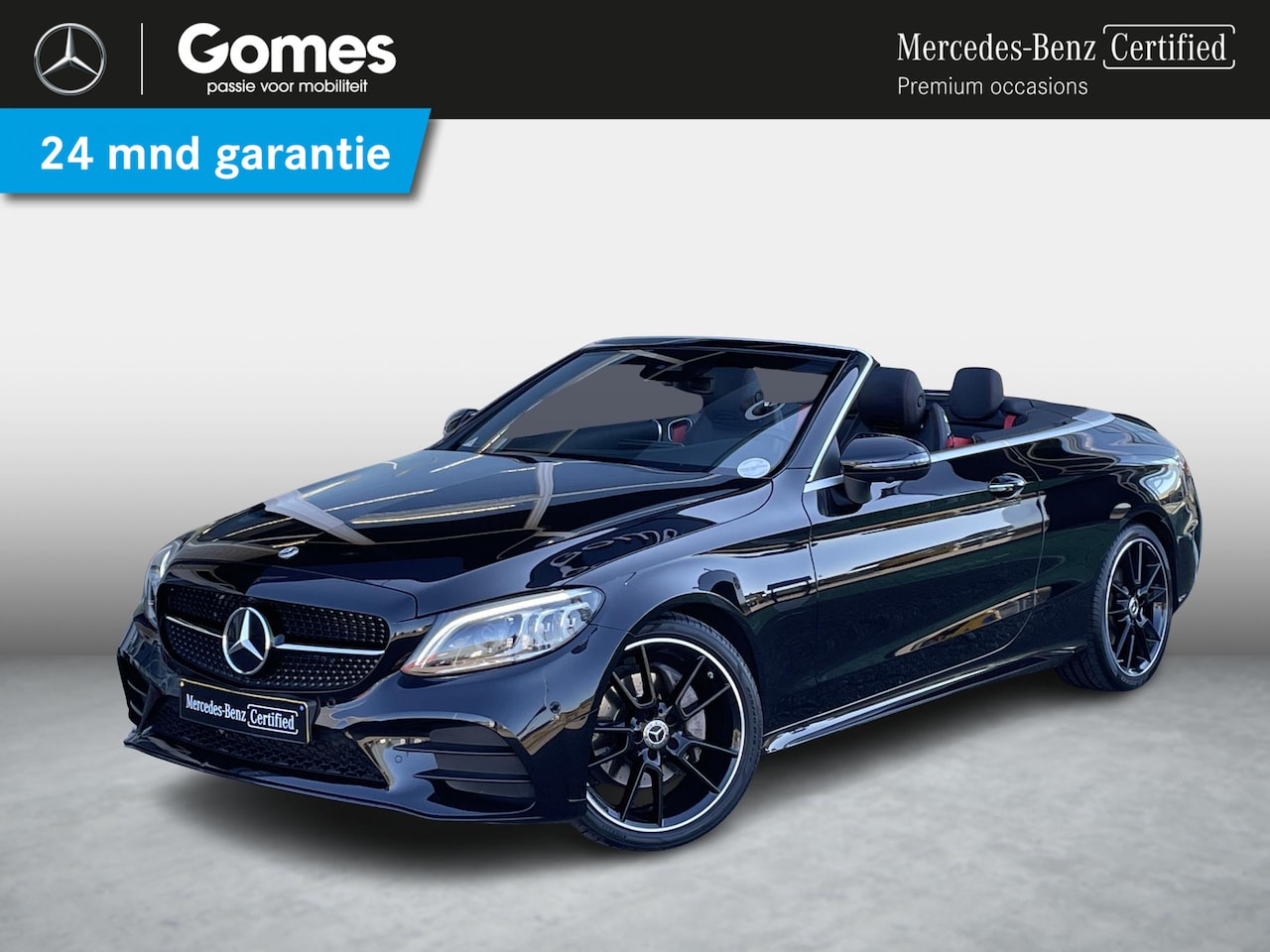 Mercedes-Benz C-klasse Cabrio - 180 AMG | Premium Plus | Night Pakket | 360° Camera | Burmester | Memorystoelen Verwarmd | - AutoWereld.nl