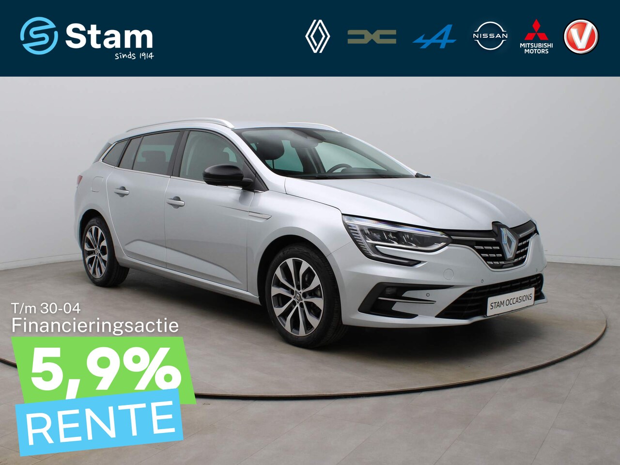Renault Mégane Estate - TCe 140pk Techno EDC/AUTOMAAT Climate | Cruisecontrol | Navi | Parksens. v+a | Stoel -/ St - AutoWereld.nl