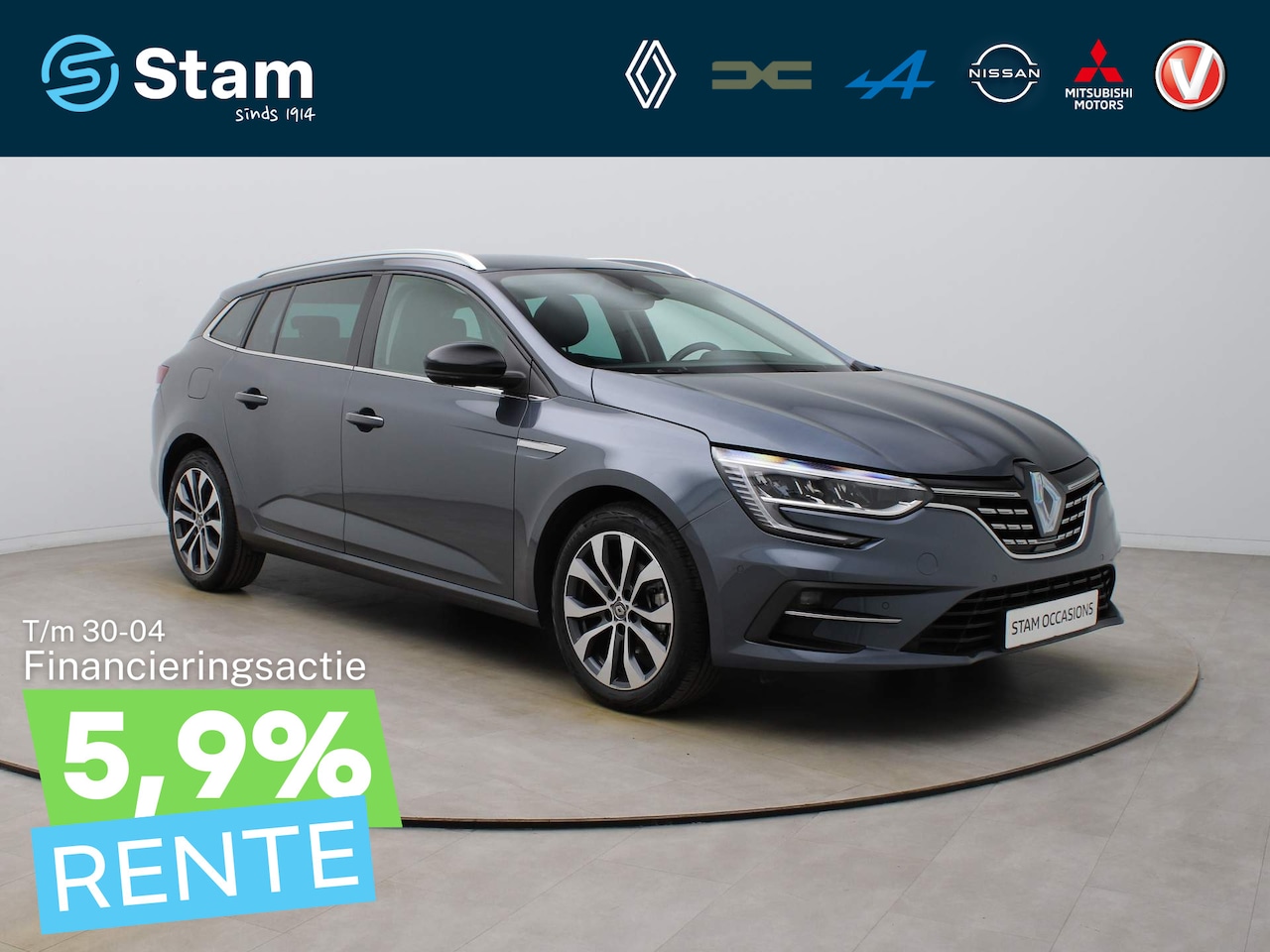 Renault Mégane Estate - TCe 140pk Techno EDC/AUTOMAAT BOSE | Camera | Climate | Parksens. v+a | Stoel-/stuurverwar - AutoWereld.nl