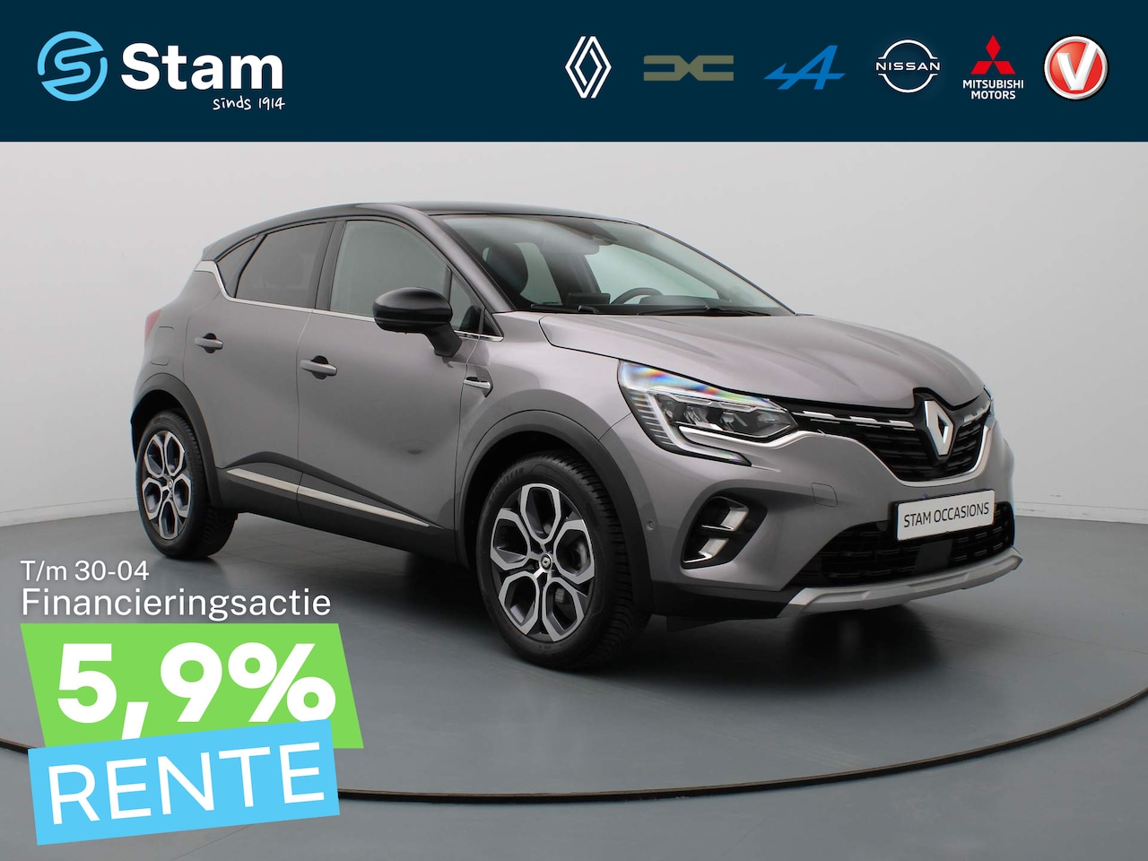 Renault Captur - TCe 140pk Intens EDC/AUTOMAAT Camera | Climate | Navi | Parksens. | Stoel-/stuurverwarming - AutoWereld.nl