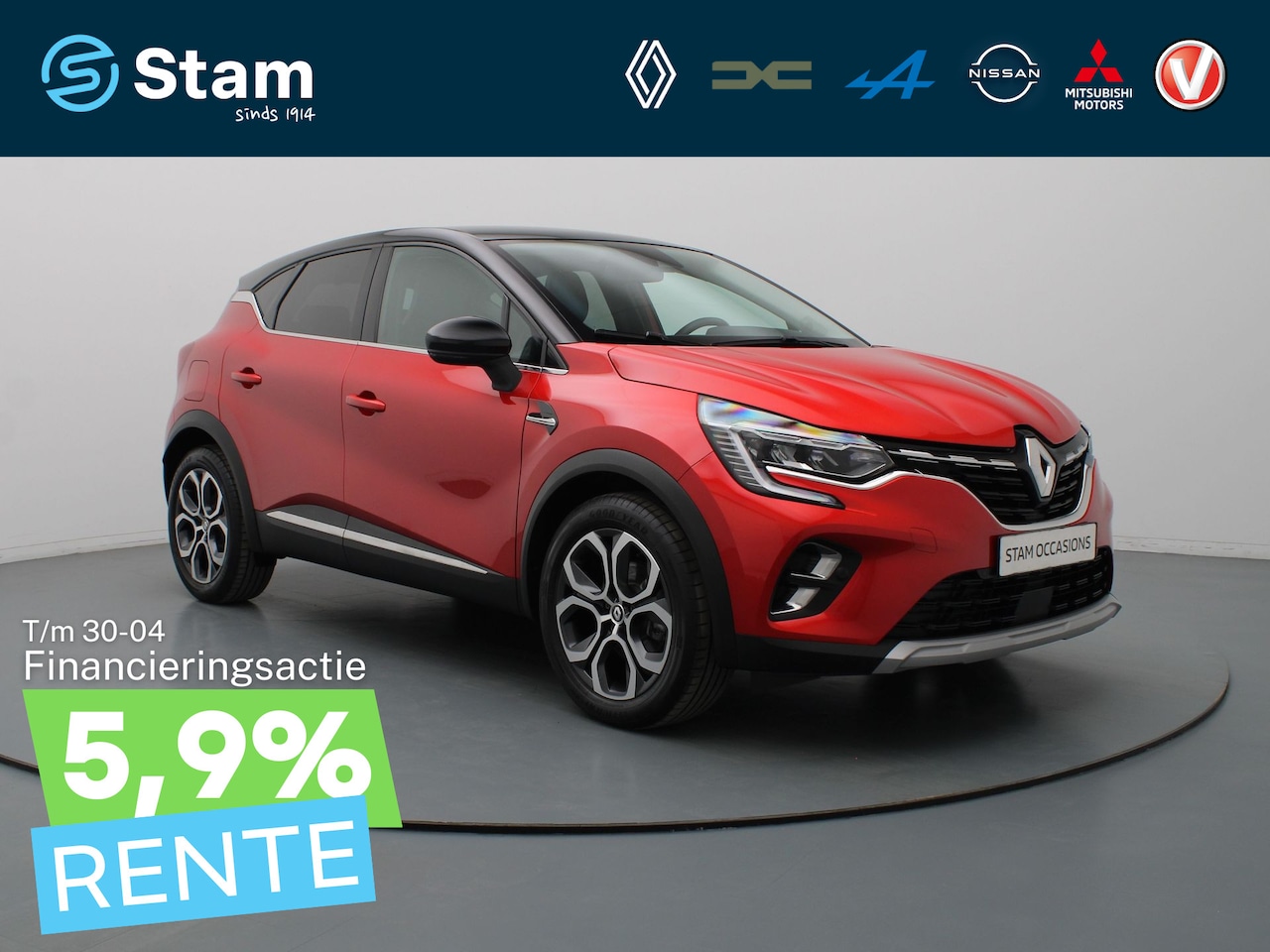 Renault Captur - E-Tech plug-in hybrid 160 techno Camera | Adapt. Cruise | Navi | Parkeersens. v+a | Stoel- - AutoWereld.nl