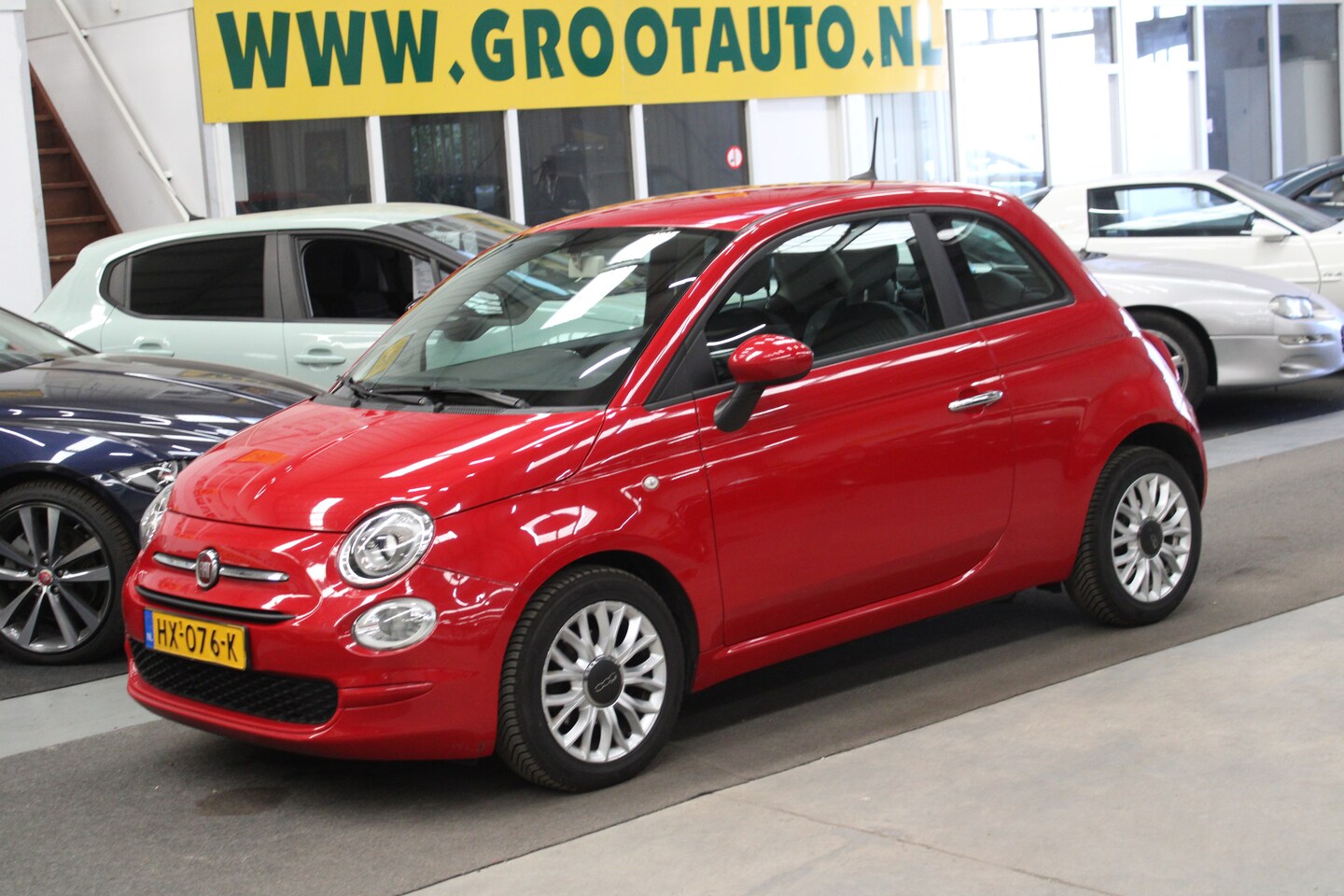 Fiat 500 - 0.9 TwinAir Turbo Popstar Automaat Airco, Stuurbekrachtiging - AutoWereld.nl