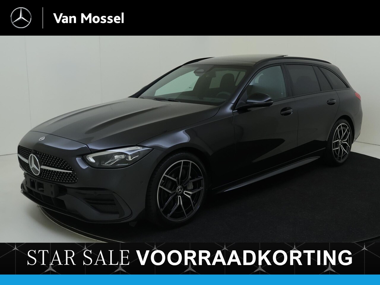 Mercedes-Benz C-klasse - 180 Star Edition AMG Line - Panoramadak - Distronic - Nightpakket - 19 Inch - AutoWereld.nl