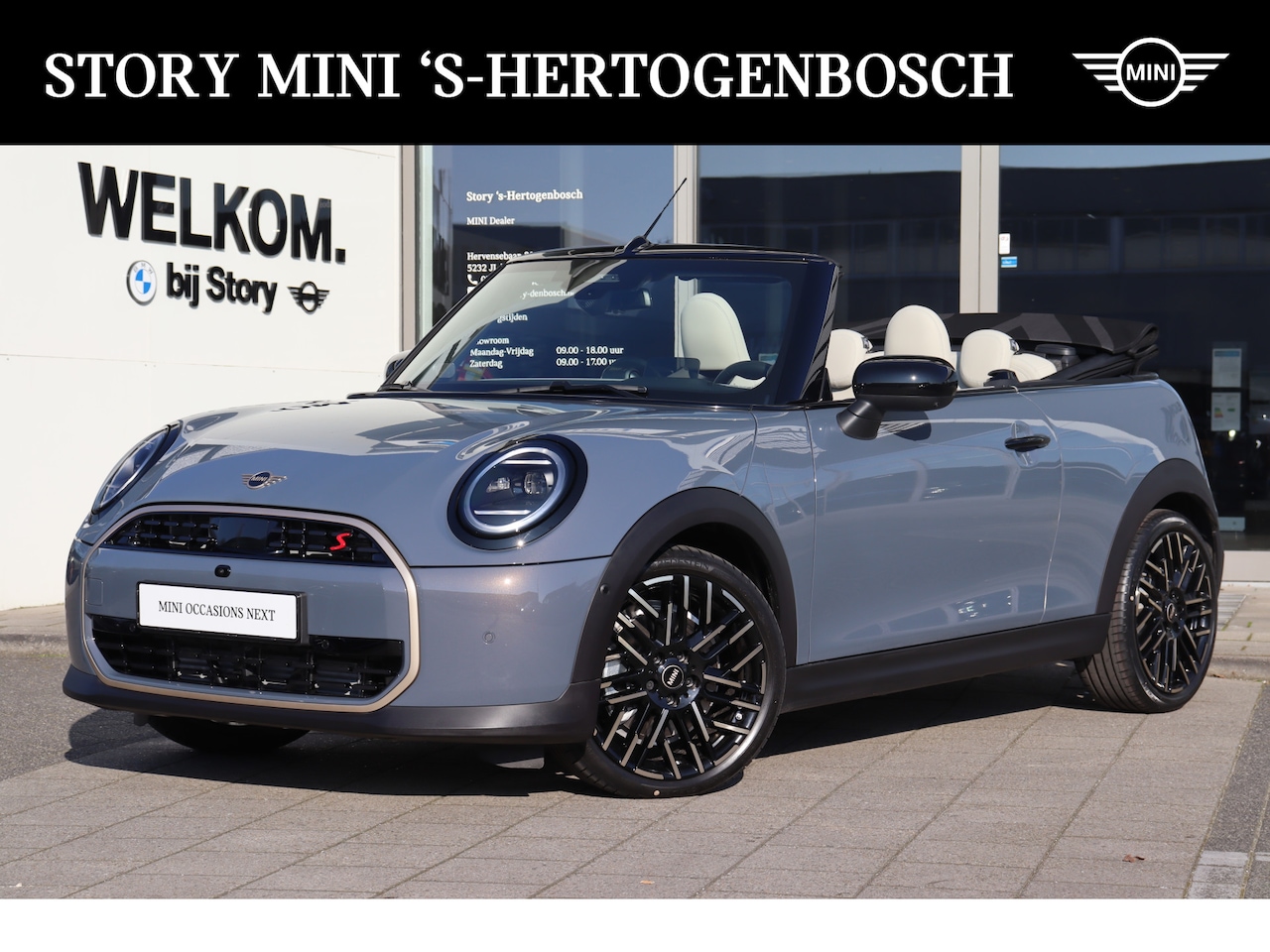 MINI Cabrio - Cooper S Automaat / Favoured / Pakket XL / 18" Night Flash Spoke 2-tone - AutoWereld.nl
