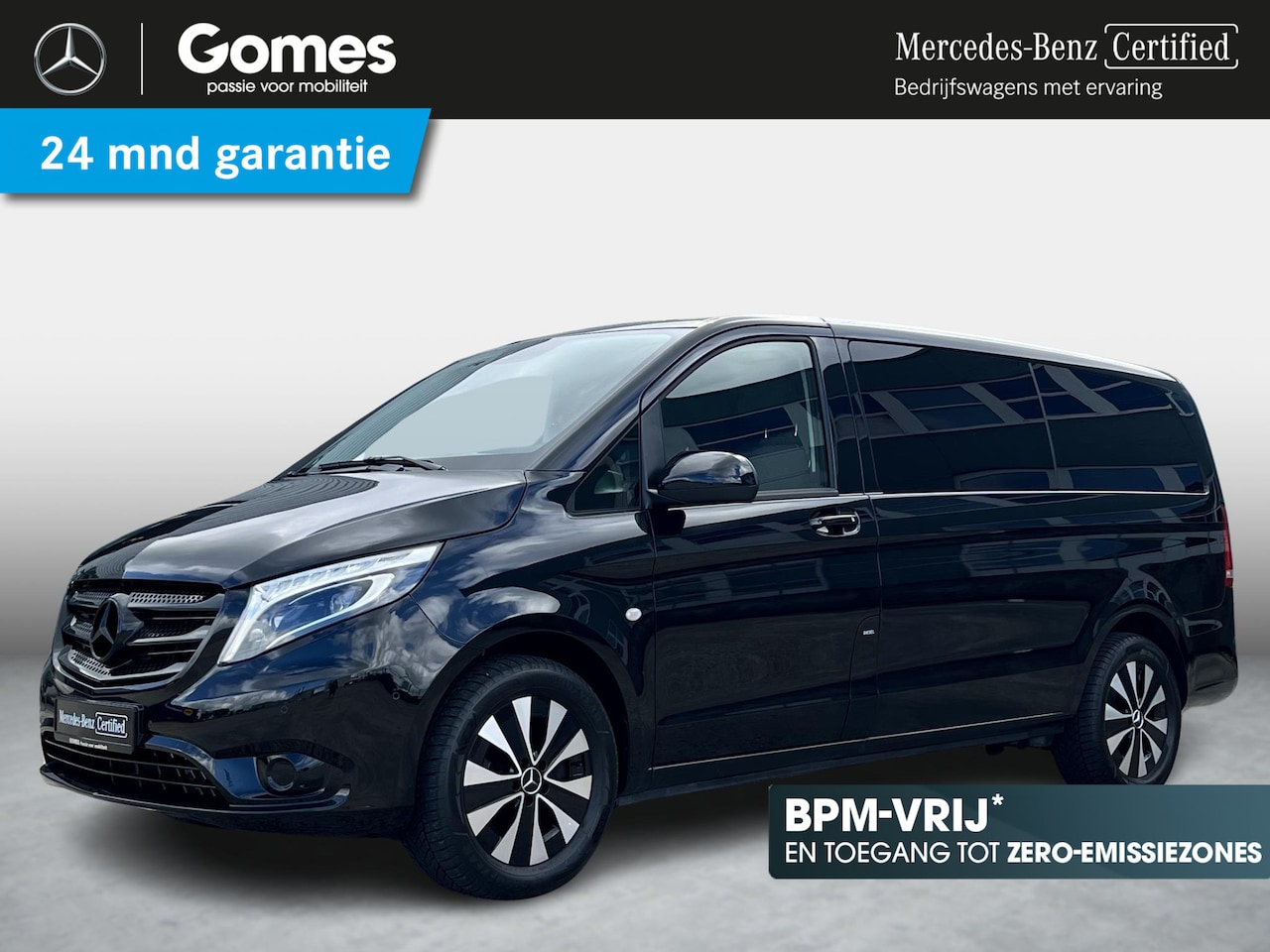 Mercedes-Benz Vito Tourer - 124 CDI PRO Dubbel Cabine L2 | Elektrische schuifdeur | Achteruitrijcamera | Navigatie - AutoWereld.nl