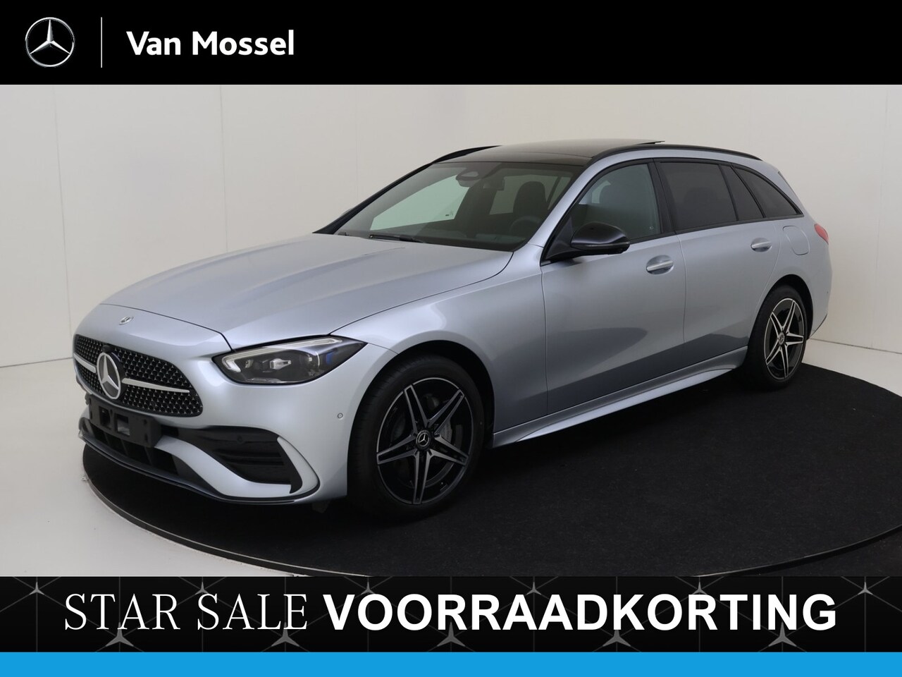 Mercedes-Benz C-klasse Estate - 300e Estate Star Edition - AMG Line - Distronic - Elektrische Stoelen - Panoramadak - AutoWereld.nl