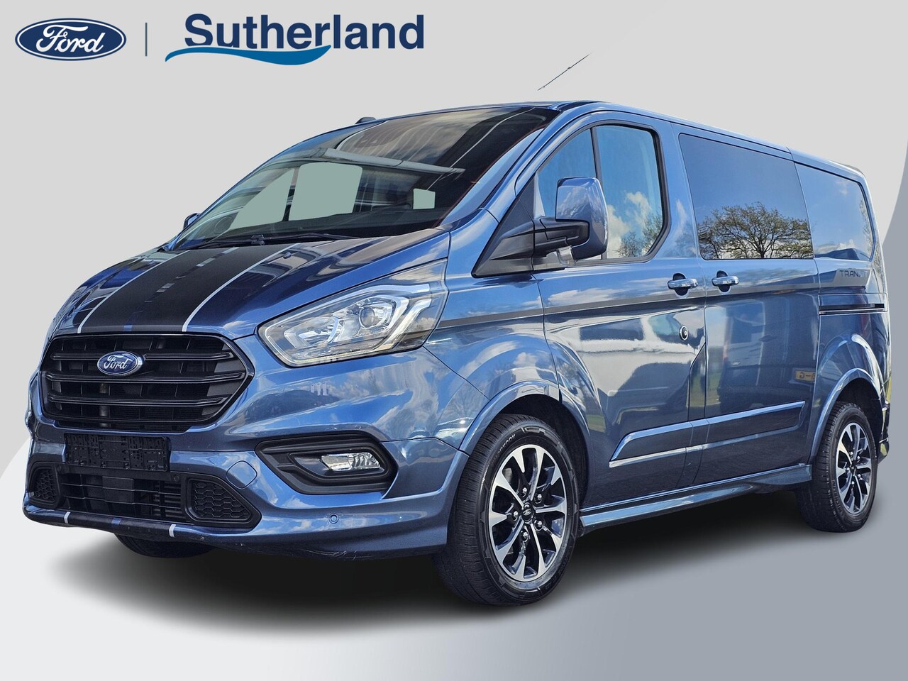 Ford Transit Custom - 320 2.0 TDCI L1H1 Sport DC 185pk Automaat | DC | Dubbele Cabine | Adaptive cruise control - AutoWereld.nl