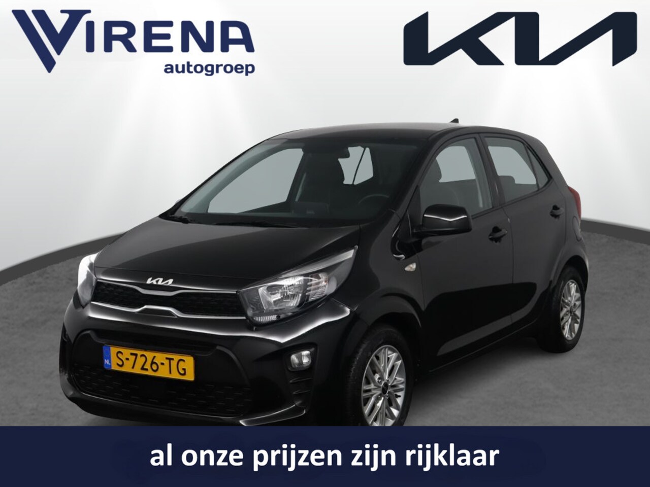 Kia Picanto - 1.0 DPi DynamicLine Navigatie via Apple Carplay/Android Auto - Cruise control - Airco - Ca - AutoWereld.nl