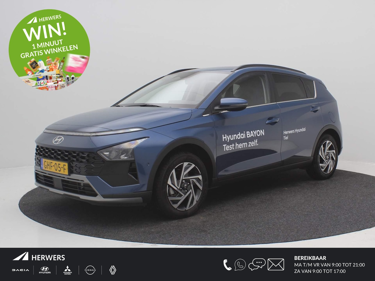 Hyundai Bayon - 1.0 T-GDI Premium Sky / Navigatie / Nieuw model / LMV / Full LED lampen / Schuif-kanteldak - AutoWereld.nl