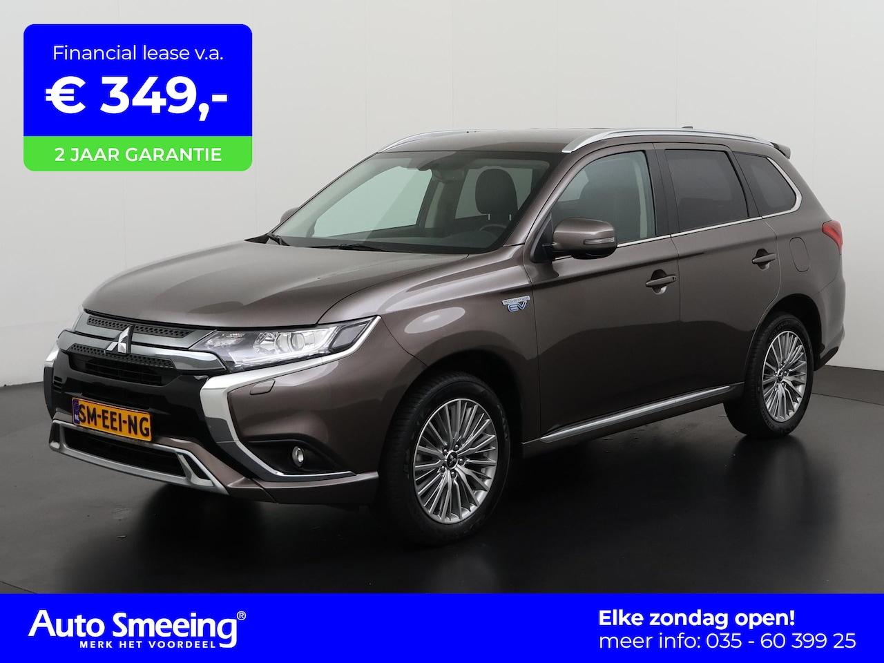 Mitsubishi Outlander - 2.4 PHEV Intense S | Leder/Alcantara | Elek stoelbediening | Camera  | Zondag Open! - AutoWereld.nl