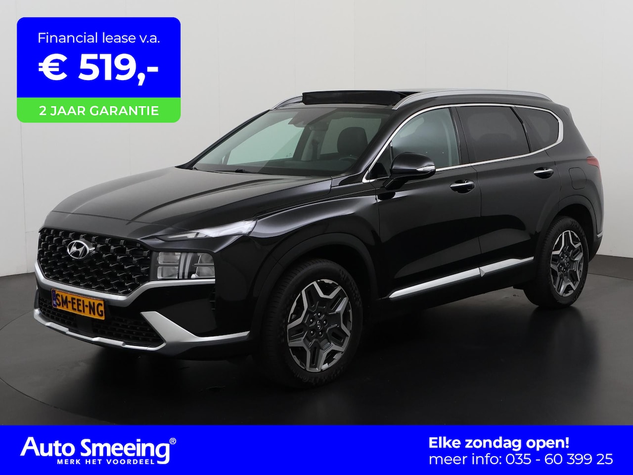 Hyundai Santa Fe - 1.6 T-GDI PHEV AWD Premium Sky 7p. | Panoramadak | Leder | Elek achterklep | Zondag Open! - AutoWereld.nl