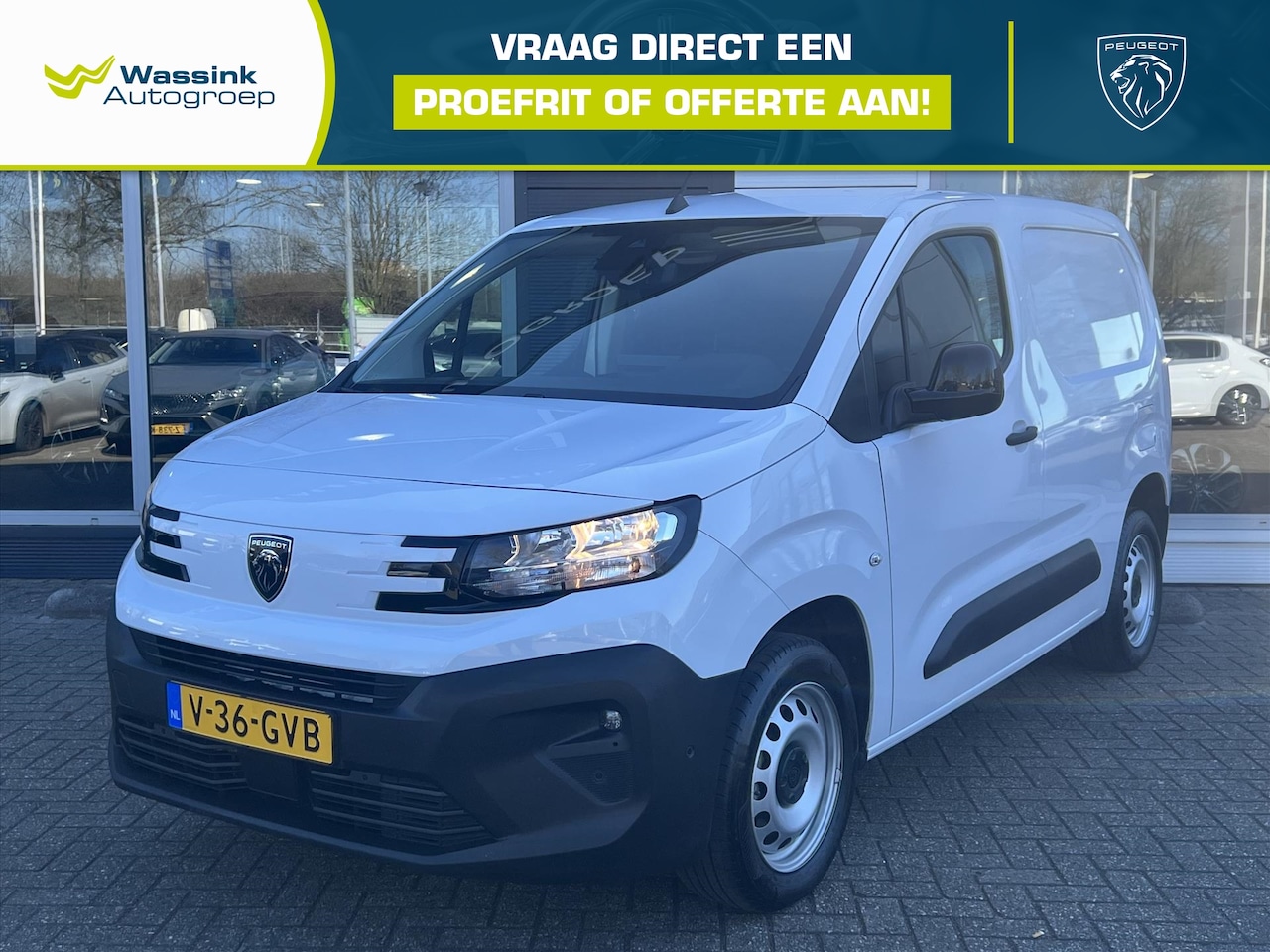 Peugeot Partner - 1.5 BlueHDi 100pk L1 | Trekhaak | Navigatie | Camera | Parkeersensoren | - AutoWereld.nl