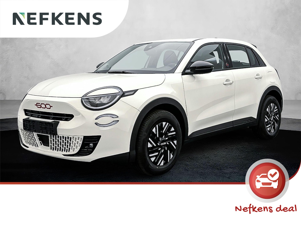 Fiat 600e - EV RED 54 kWh 156 pk | Navigatie via Apple Carplay/Android Auto | Parkeersensoren Achter | - AutoWereld.nl