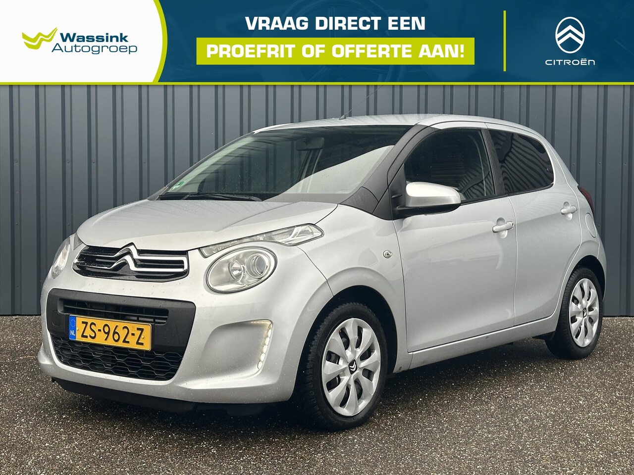 Citroën C1 - 1.0 VTi 68PK 5D Feel I Airco I Speed Limiter I USB I AUX I Multifunctioneel Stuurwiel I - AutoWereld.nl
