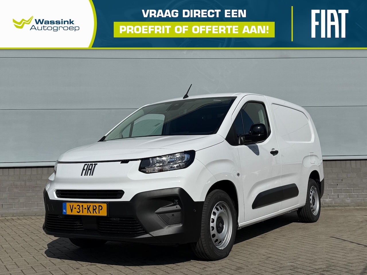 Fiat Doblò Cargo - New GB 1.5 BlueHDi 100pk L2 | Trekhaakvoorbereiding | Reservewiel | Cruise Control | Betim - AutoWereld.nl
