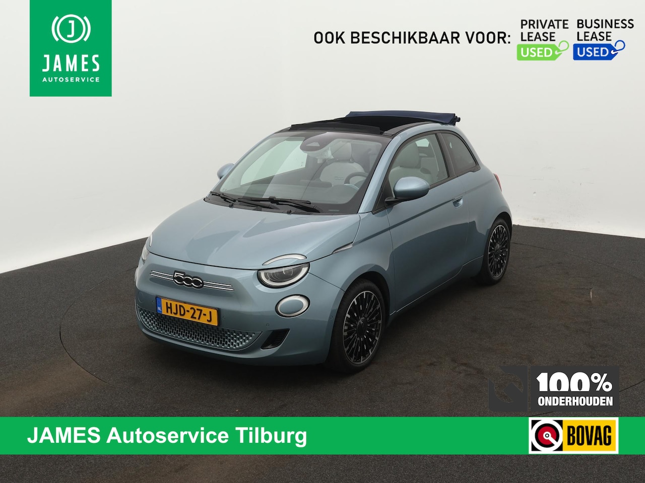 Fiat 500 C - Icon 42 kWh CAMERA AD-CRUISE CARPLAY NAVI - AutoWereld.nl
