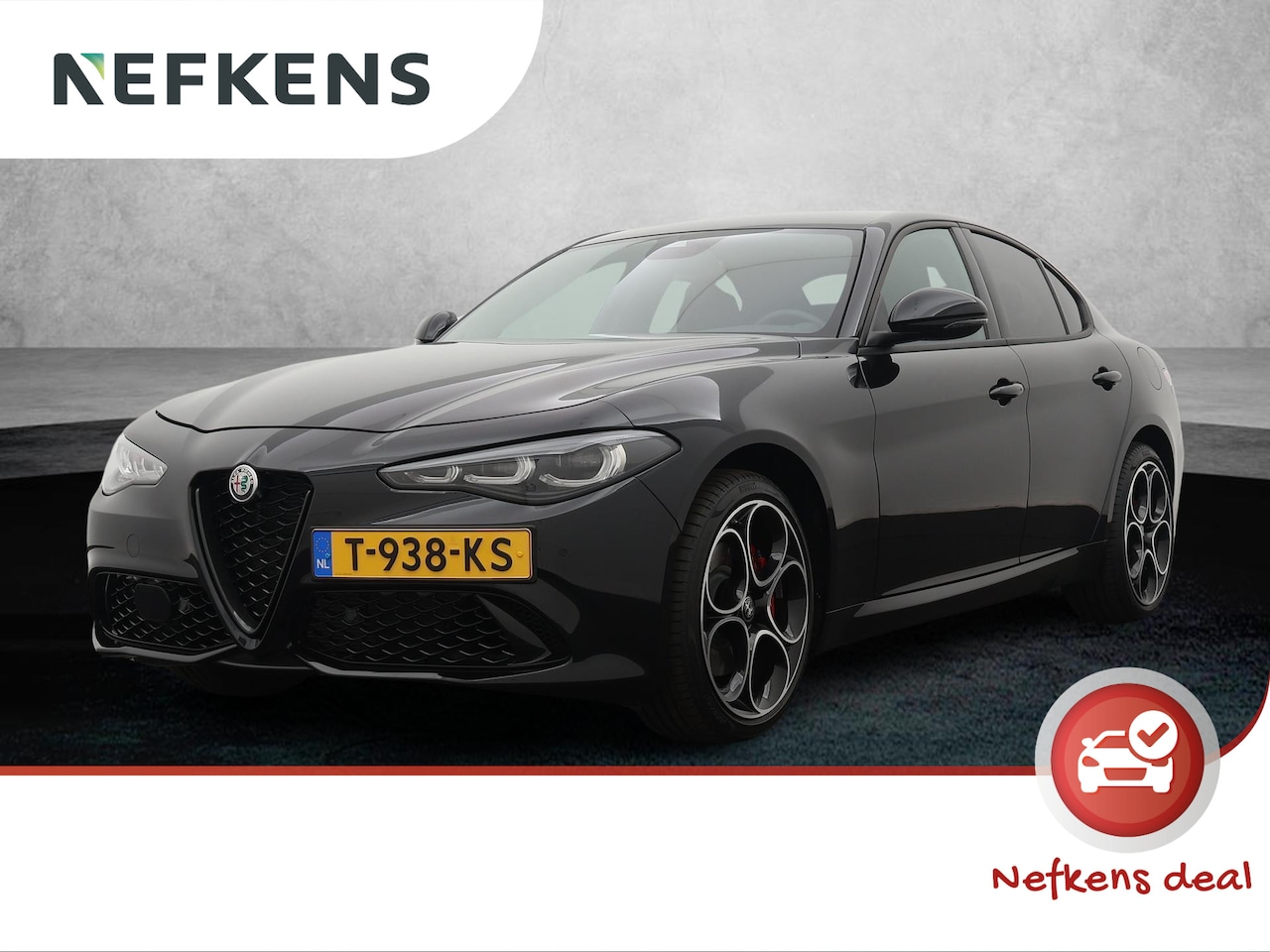 Alfa Romeo Giulia - 280pk AWD Sprint | 1ste eigenaar | LEER | Stuur/Stoelverwarming | Camera | 19"LMV  | - AutoWereld.nl