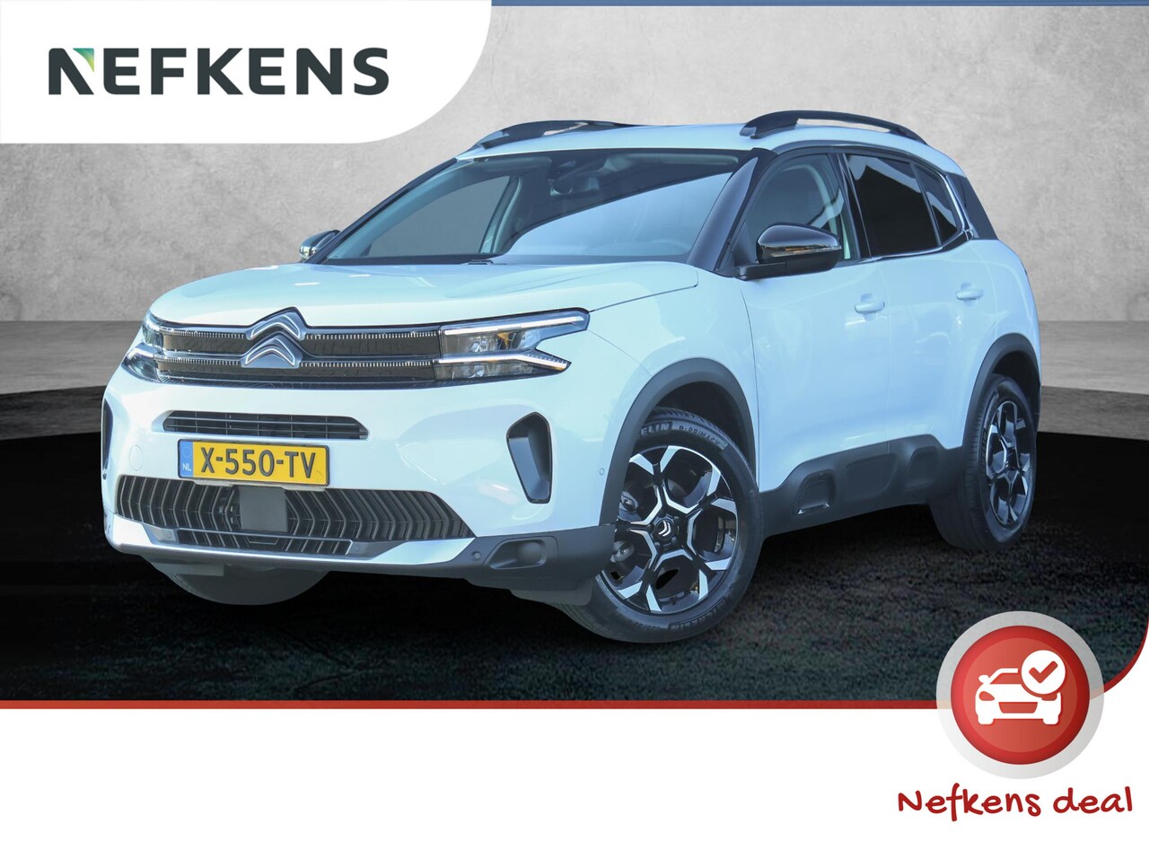 Citroën C5 Aircross - 1.2 Hybrid 136 Plus Automaat | Navigatie | Achteruitrijcamera | Leder/Alcantara | Stoel el - AutoWereld.nl