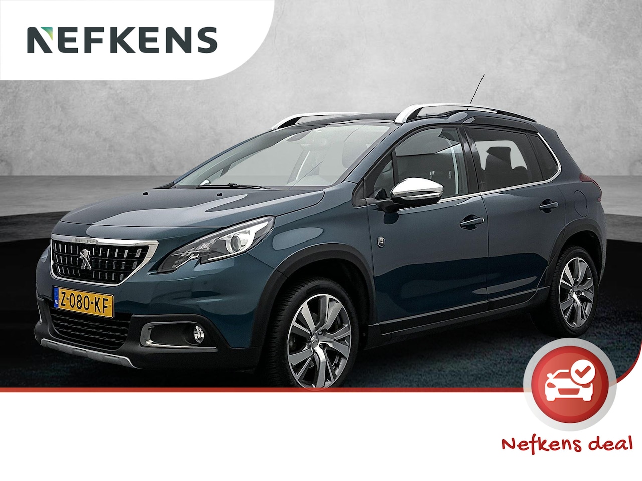 Peugeot 2008 - SUV Crossway 110pk Automaat | Navigatie | Panoramadak | Achteruitrijcamera | Leder/Alcanta - AutoWereld.nl