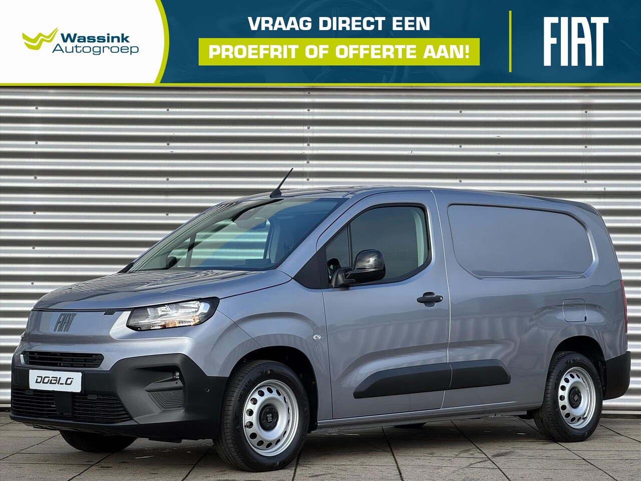 Fiat Doblò Cargo - New 1.5 BlueHDi 130pk L2 8-Traps Automaat | Navigatie | Airco | Cruise Control | Trekhaak - AutoWereld.nl