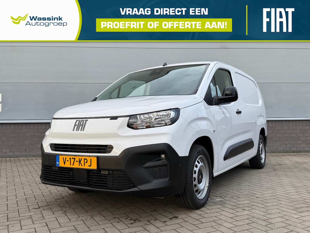 Fiat Doblò Cargo - New GB 1.5 BlueHDi 100pk L2 | Trekhaakvoorbereiding | Reservewiel | DAB+ | Cruise Control - AutoWereld.nl