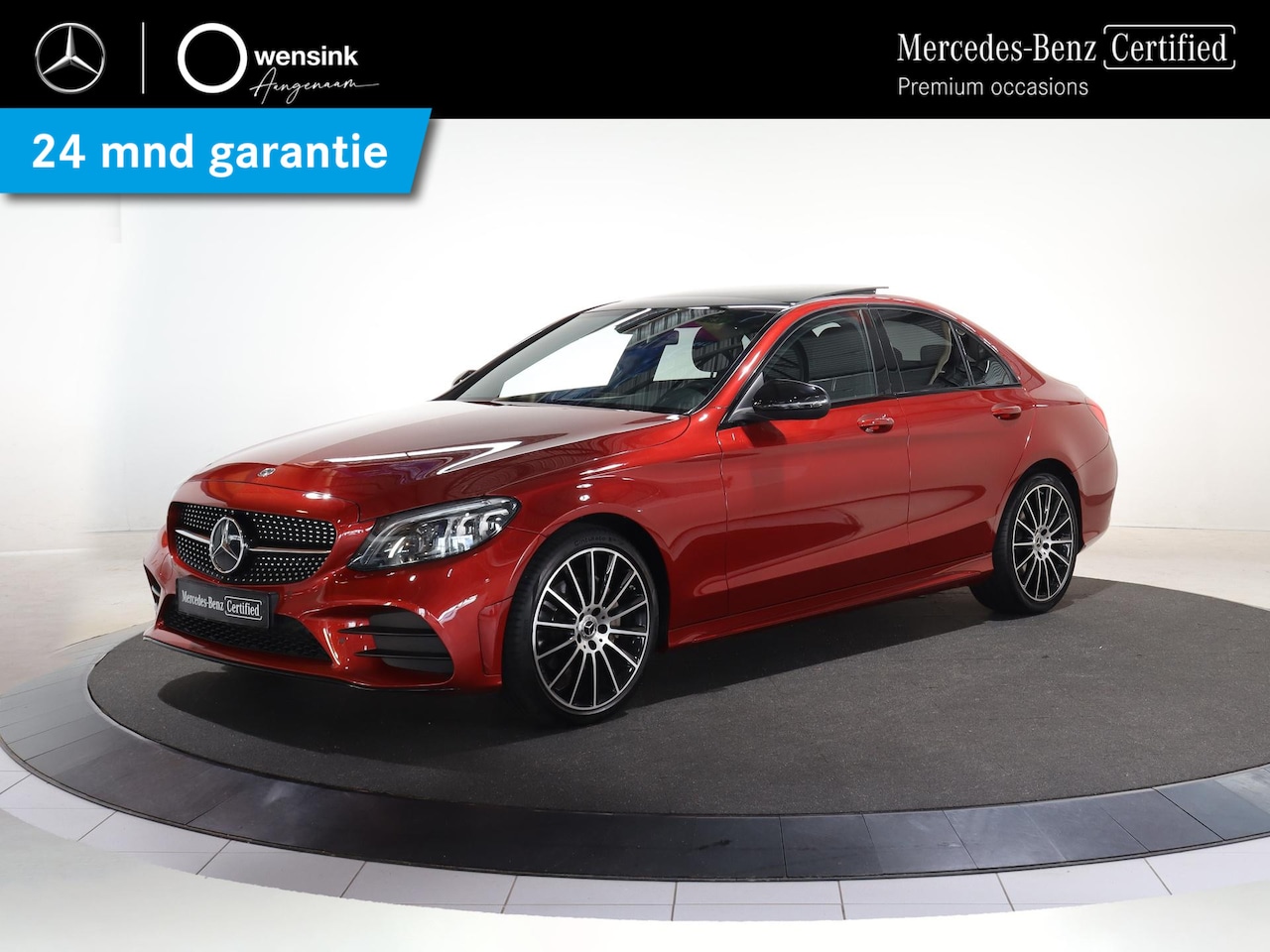 Mercedes-Benz C-klasse - 180 Premium Pack | Panoramadak | Burmester | Multispaaks velgen | - AutoWereld.nl