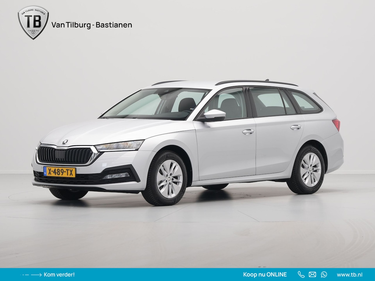 Skoda Octavia Combi - 1.0 e-TSI 110pk DSG Business Edition Navigatie Pdc Cruise Lm Velgen 324 - AutoWereld.nl