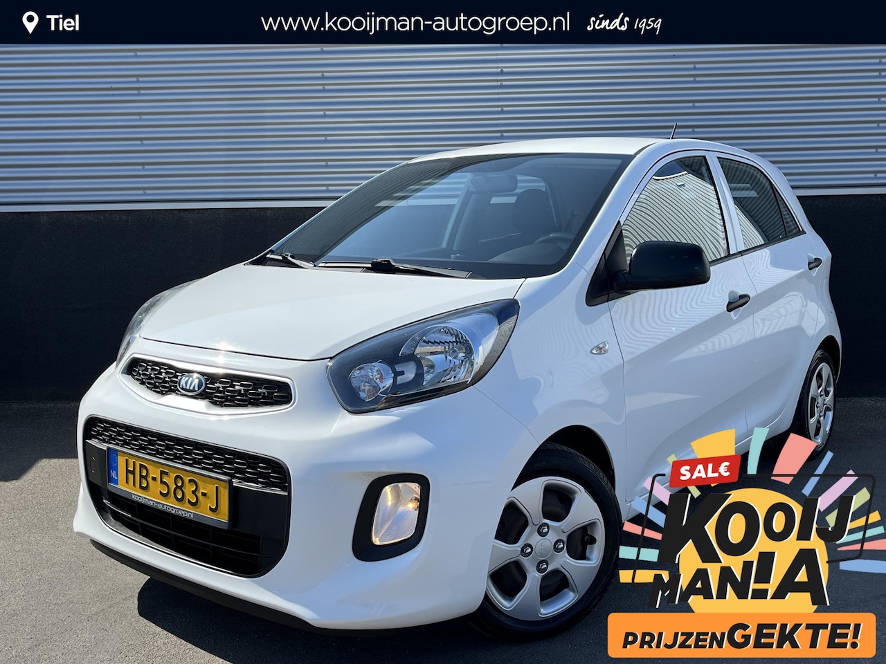 Kia Picanto - 1.0 CVVT EconomyPlusLine Airco, Nieuw geleverd en dealeronderhouden, 5-deurs - AutoWereld.nl