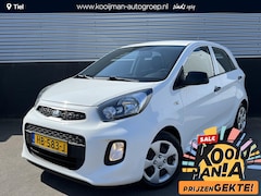 Kia Picanto - 1.0 CVVT EconomyPlusLine Airco, Nieuw geleverd en dealeronderhouden, 5-deurs