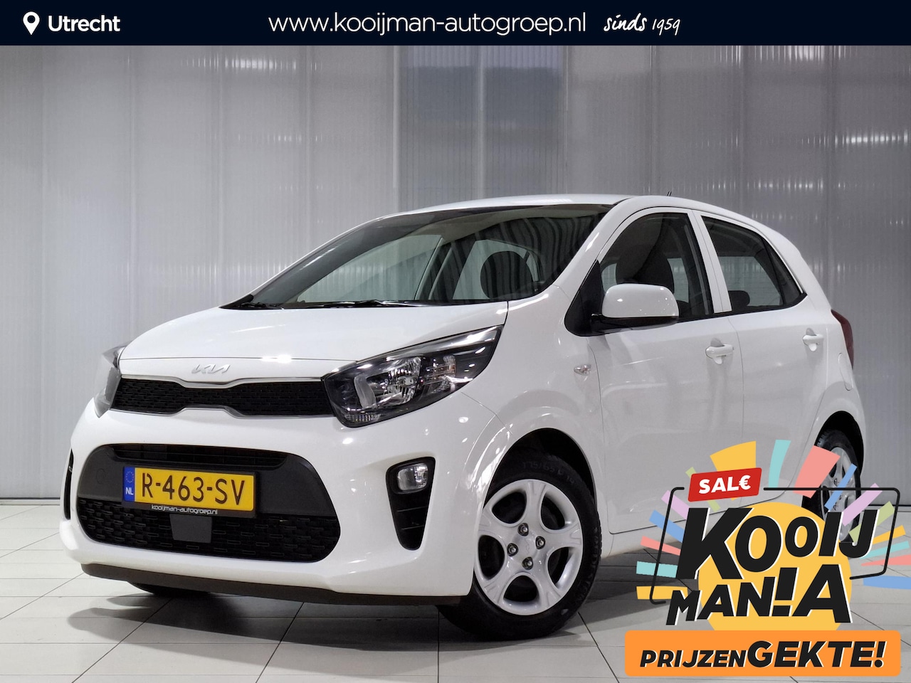Kia Picanto - 1.0 DPi ComfortLine met lage KM stand, Cruise Control, Airco, Start/Stop systeem, Elektris - AutoWereld.nl