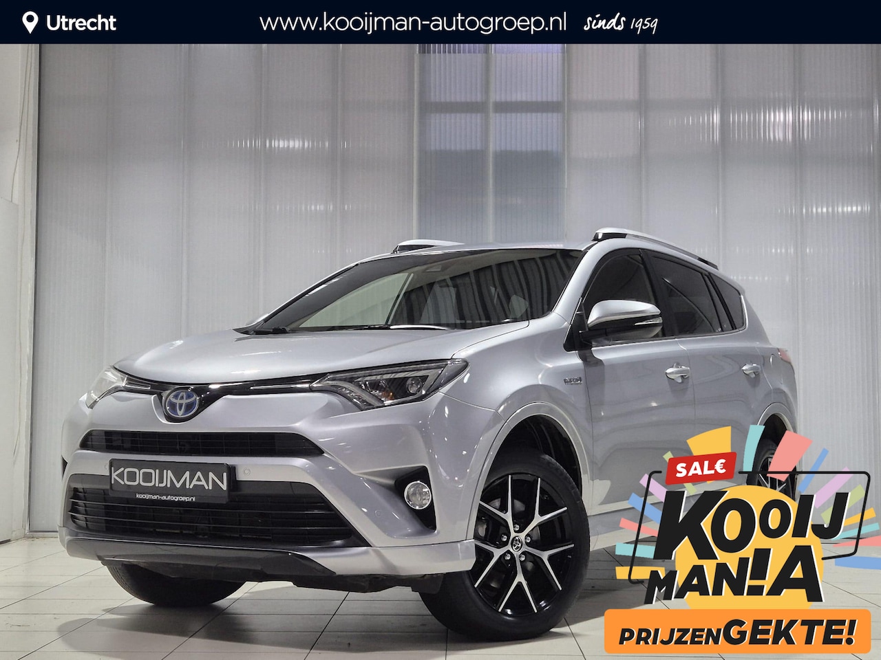 Toyota RAV4 - 2.5 Hybrid Style Leder/alcantara bekleding, Privacy glass, Smart Key, LMV 18", Stoelverwar - AutoWereld.nl