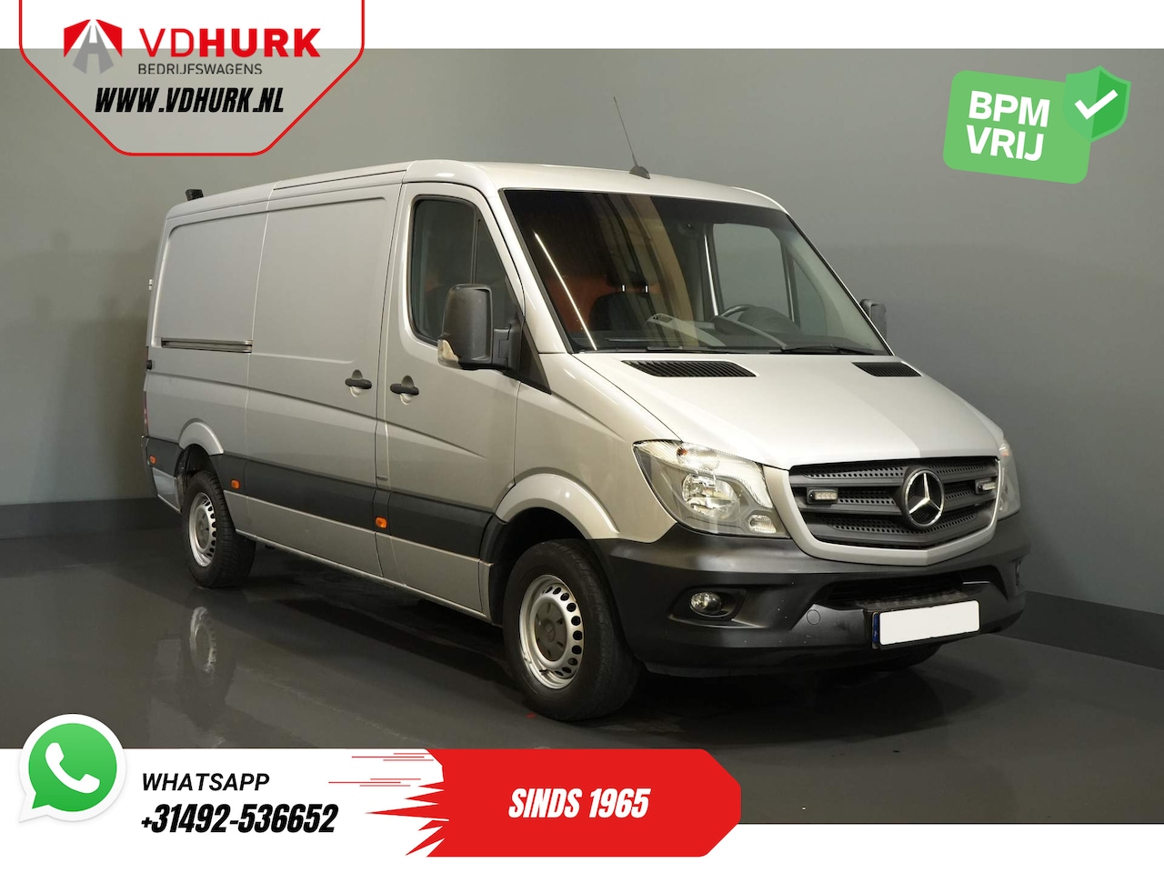 Mercedes-Benz Sprinter - 319 3.0 V6 EURO6 L2 3.5t Trekverm./ Gev.Stoel/ Stoelverw./ Camera/ Cruise/ Navi/ Airco/ Tr - AutoWereld.nl