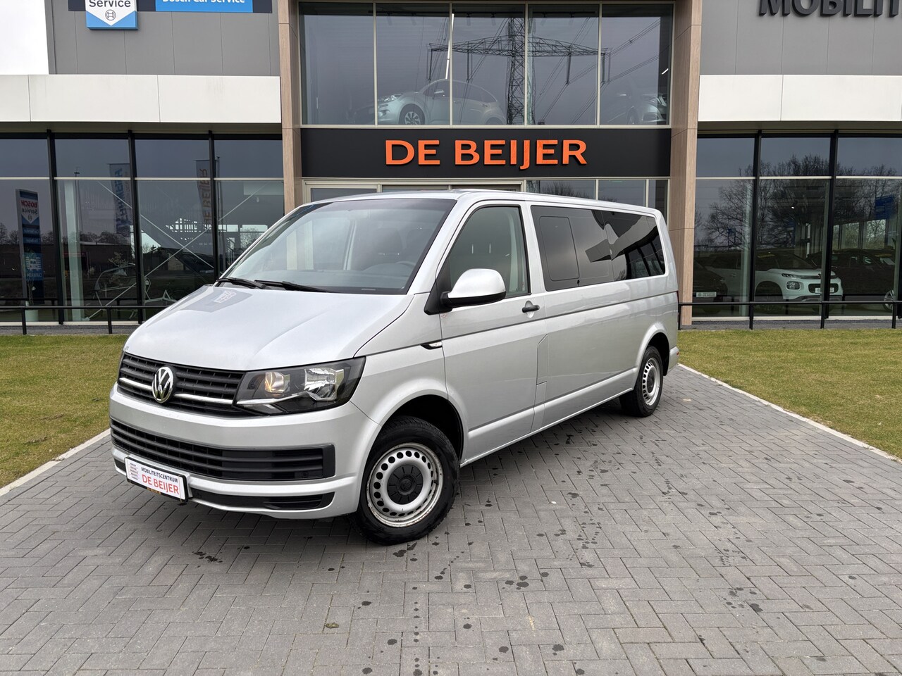 Volkswagen Transporter Kombi - L2 2.0 TDI 150pk 9pers. Euro6 Navi I Airco I Cruise - AutoWereld.nl