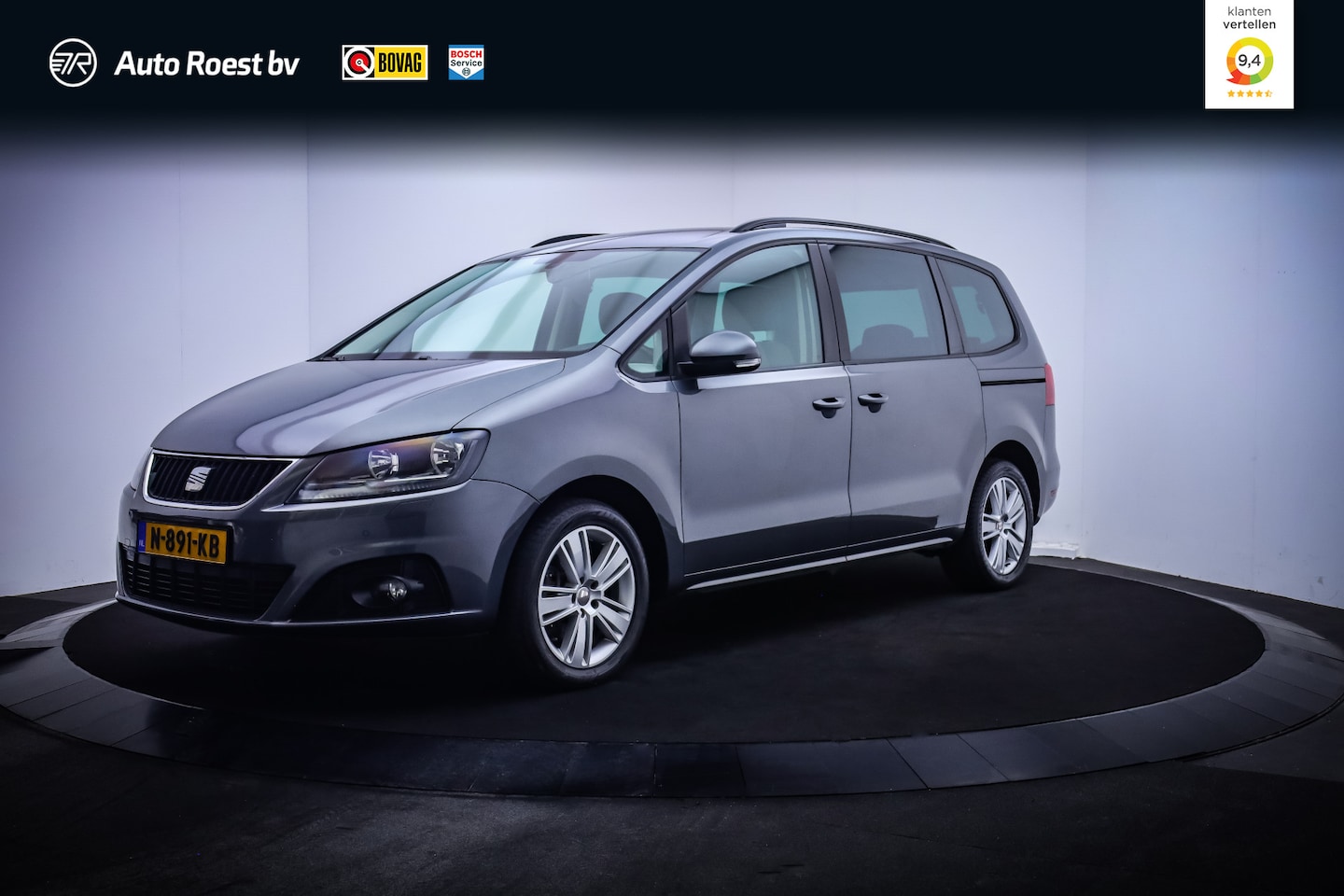 Seat Alhambra - 1.4TSI 150Pk Dsg 7 Pers. CAMERA/NAVI/STOELVERW./CLIMA/CRUISE/TREKHAAK/PDC/LMV - AutoWereld.nl