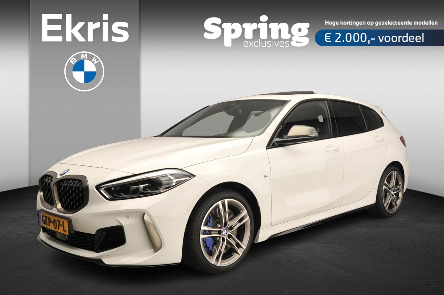 BMW 1-serie - 5-deurs M135i xDrive | M-Sportpakket | LED | HUD | Schuifdak | Elektr. zetels | Keyles go - AutoWereld.nl