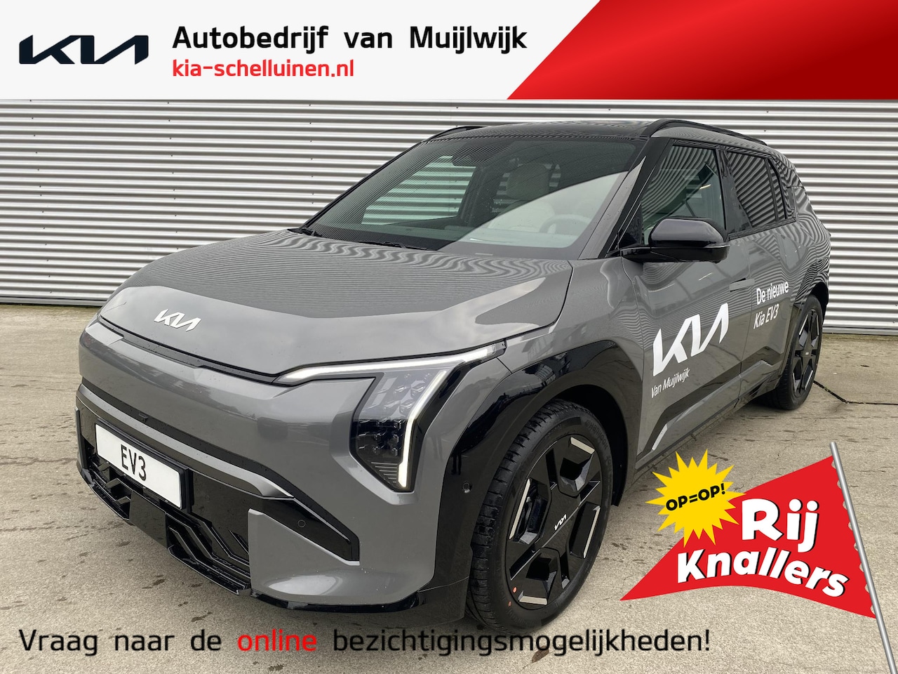 Kia EV3 - GT-PlusLine 81.4 kWh DEMO | PROEFRIT MOGELIJK | Beschikbaarheid in 2025 bespreekbaar ! KM - AutoWereld.nl