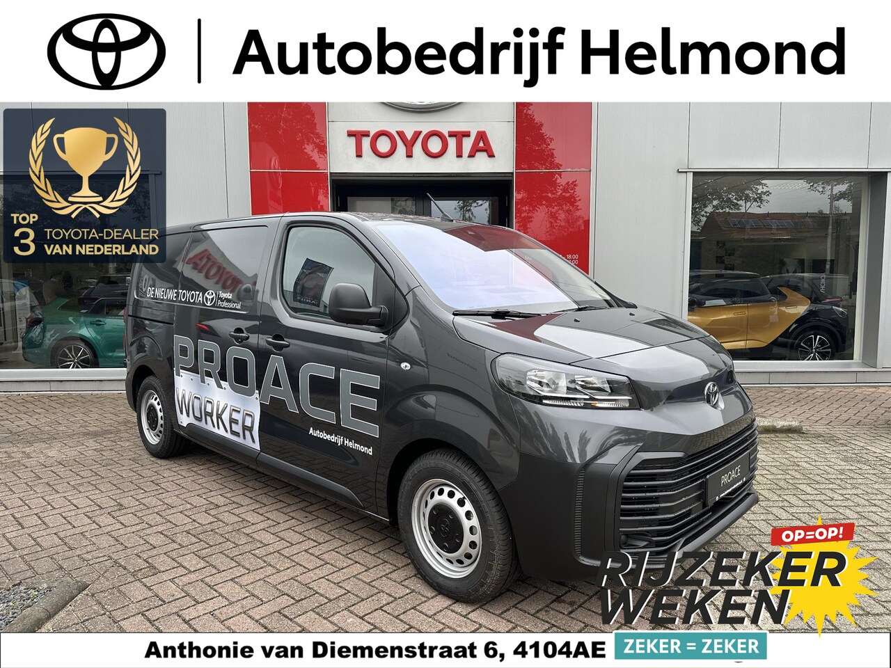 Toyota ProAce Electric Worker - Challenger Extra Range L1 75 kWh Toyota PROACE Electric Worker Challenger Extra Range 75 k - AutoWereld.nl