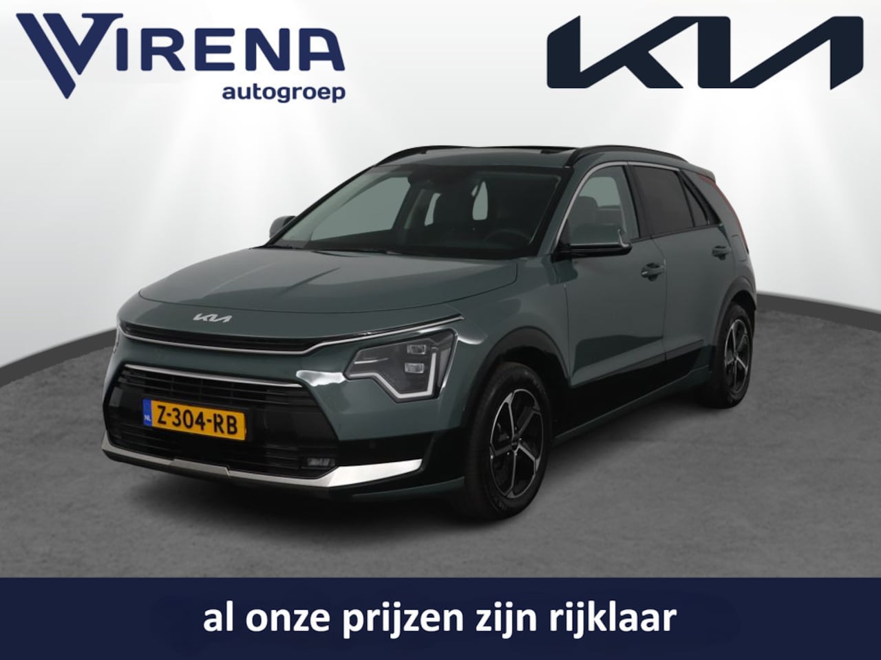 Kia Niro - 1.6 GDi Hybrid DynamicPlusLine - Schuifkanteldak - Stoelverwarming - Parkeerhulp voor & ac - AutoWereld.nl