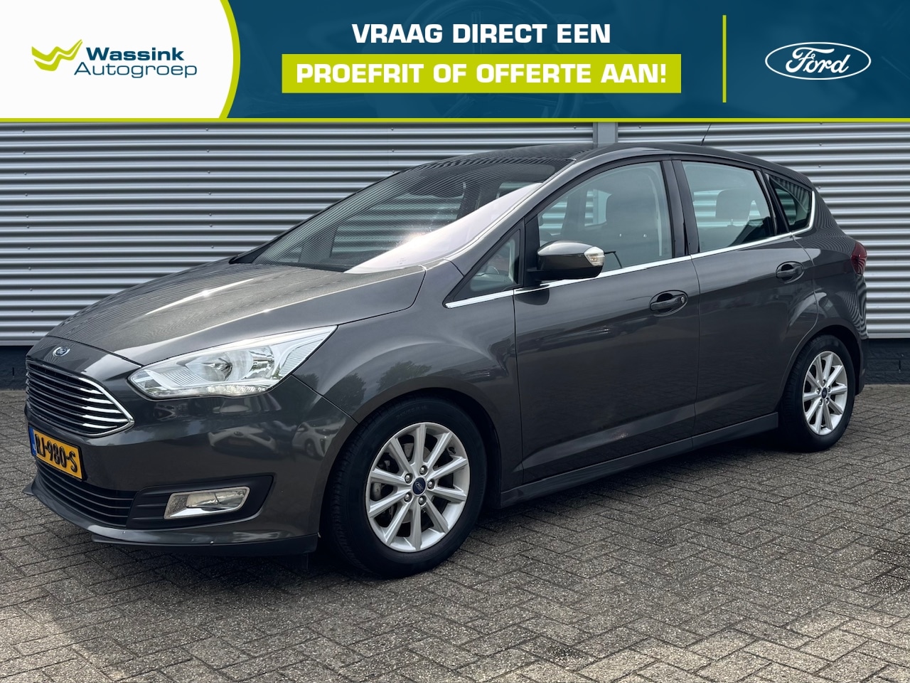 Ford C-Max - 1.0 EcoBoost 125pk Titanium | Panoramadak | Navigatie | Climate Control | - AutoWereld.nl
