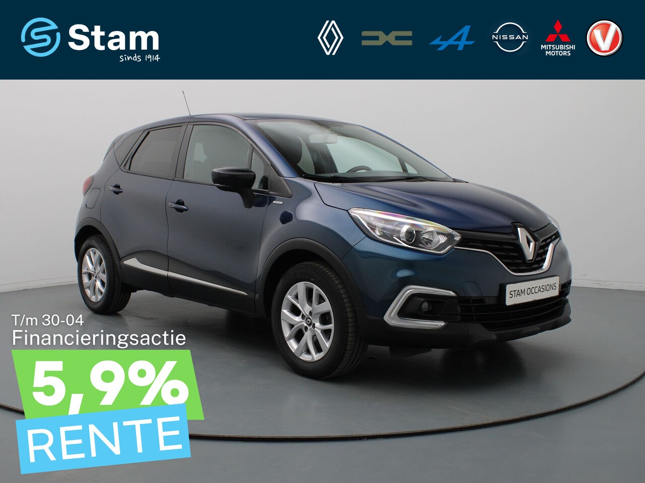 Renault Captur - TCe 90pk Limited Airco | Carplay | Navi | Parksens. achter | 16" Velgen - AutoWereld.nl