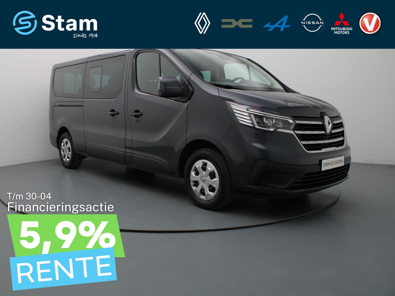 Renault Trafic Passenger - dCi 110pk Grand Zen Camera | Cruise | Carplay | Navi | Parkeersens. v+a - AutoWereld.nl