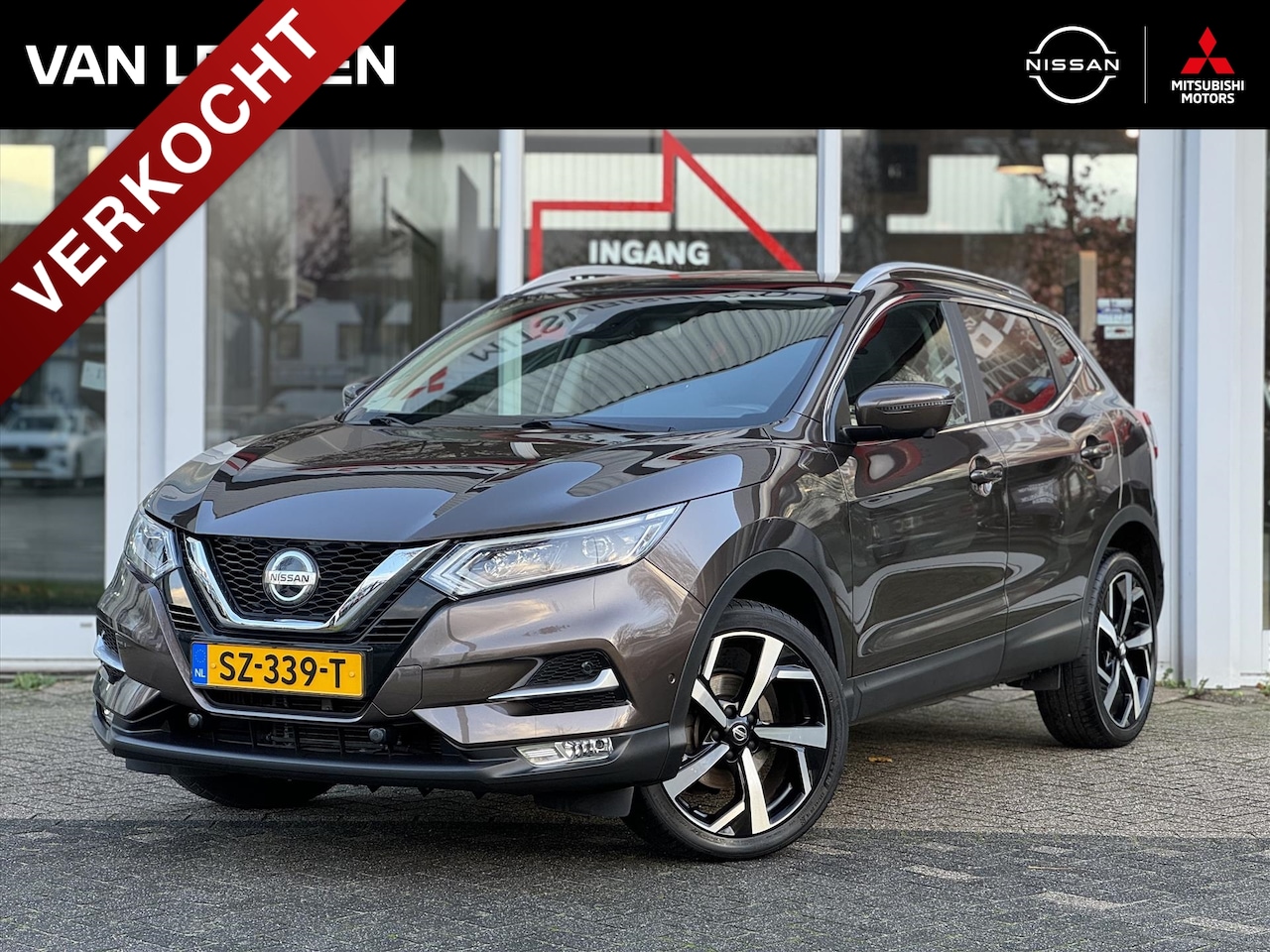 Nissan Qashqai - 1.2 115pk DIG-T XTRONIC Tekna | Panoramadak | Trekhaak | Navigatie | Keyless - AutoWereld.nl
