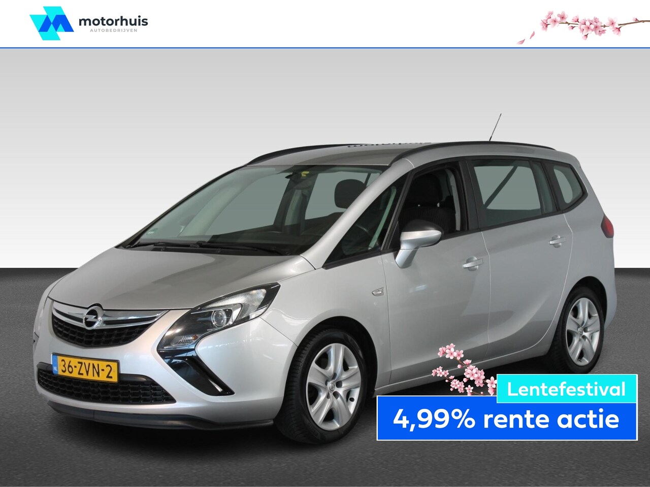 Opel Zafira Tourer - 1.4 Turbo 140 pk Edition / Airconditioning / Trekhaak 1500kg trekgewicht - AutoWereld.nl