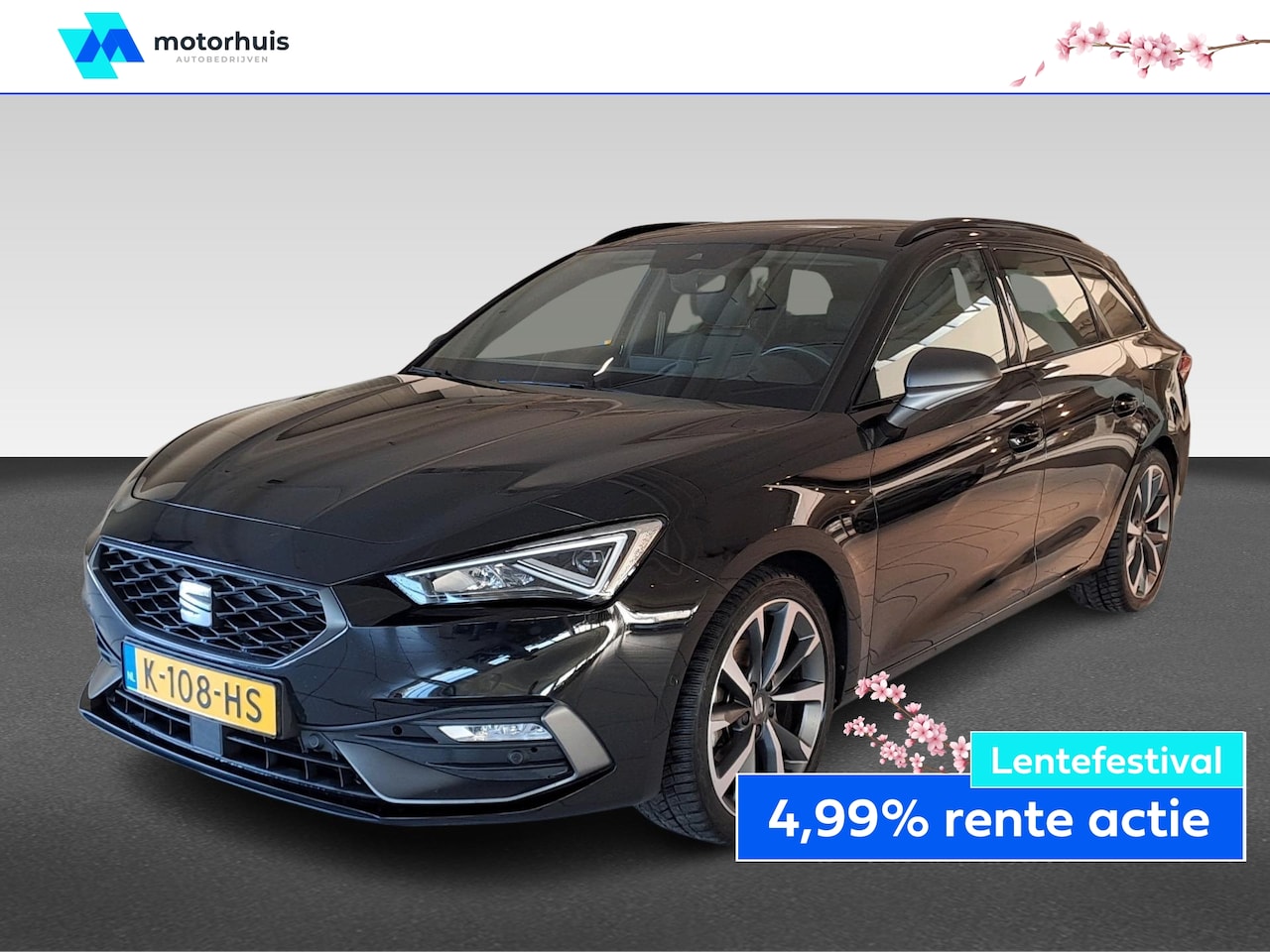 Seat Leon Sportstourer - 1.5 eTSI 150pk DSG-7 Automaat FR Launch Edition - AutoWereld.nl