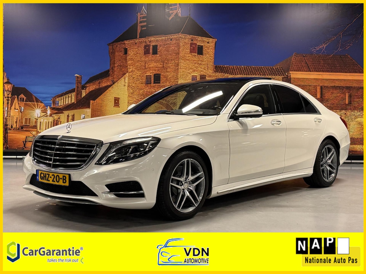 Mercedes-Benz S-klasse - 400 Hybrid AMG Prestige+ Panodak Burmester - AutoWereld.nl