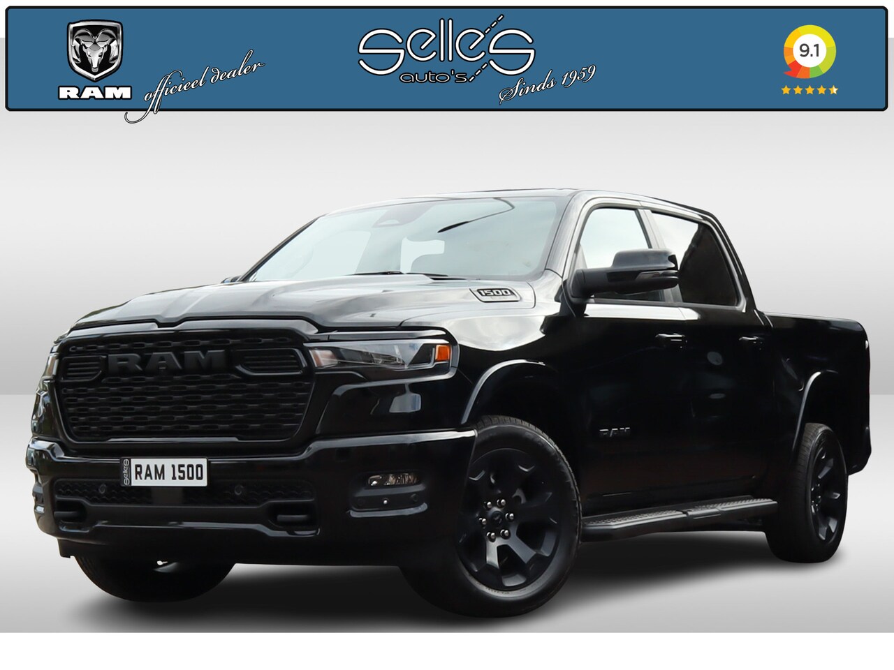 Dodge Ram 1500 - 2025 3.0L HURRICANE BIGHORN NIGHT | BPM VRIJ | NIEUW | Panoramadak - AutoWereld.nl
